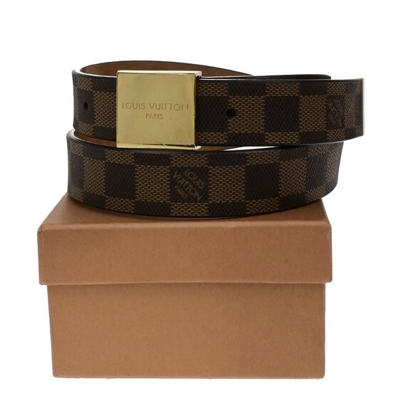 louis vuitton belt damier ebene